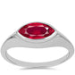Anillo de Plata con Rubí de Madagascar