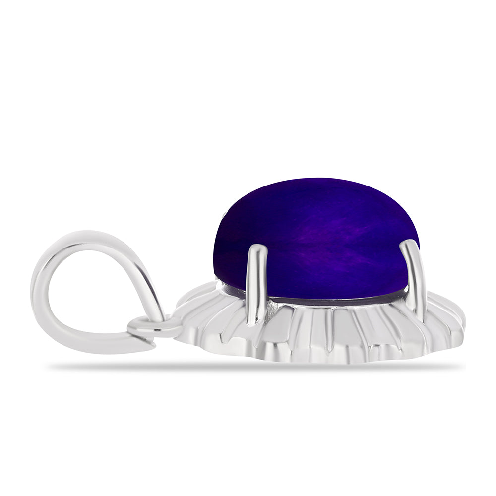 Colgante de Plata con Jade Púrpura