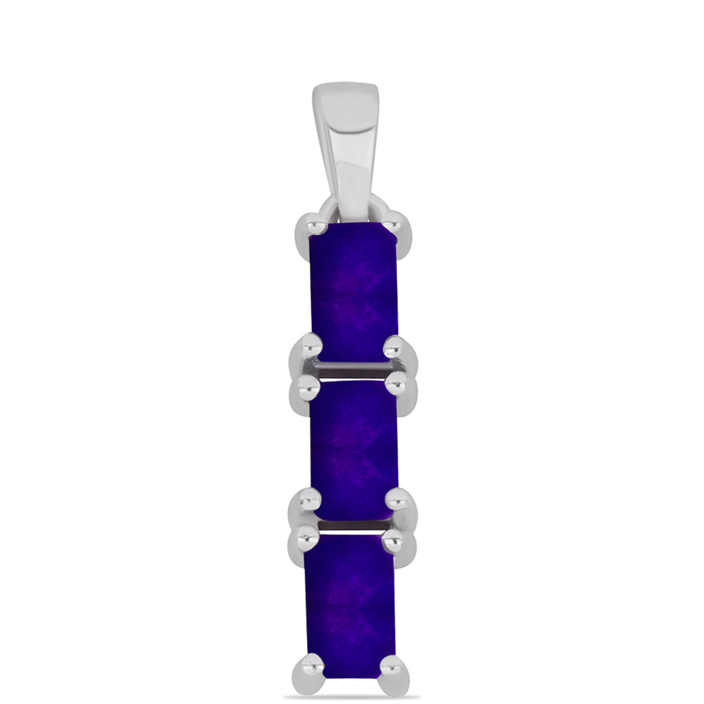 Colgante de Plata con Jade Púrpura 1 
