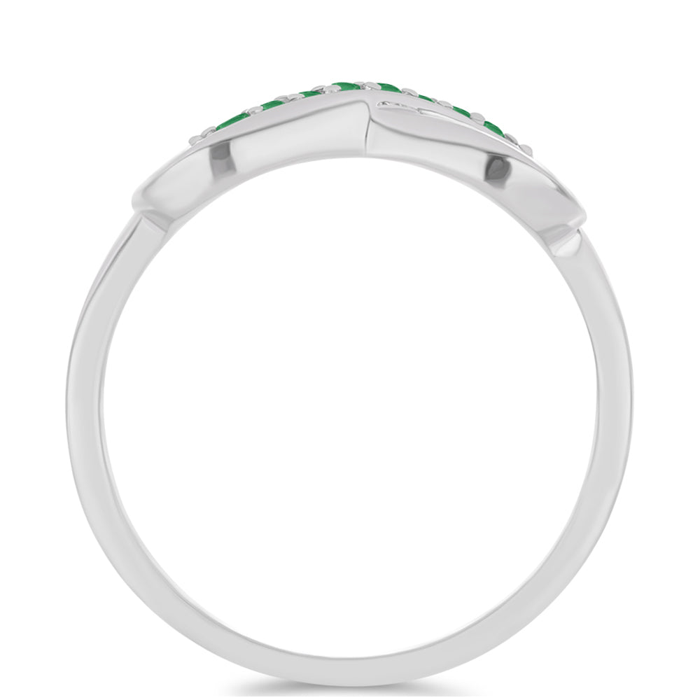 Anillo de Plata con Esmeralda de Brasil 2 