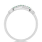 Anillo de Plata con Esmeralda de Brasil