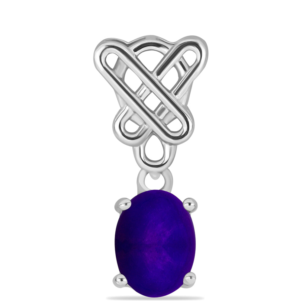 Colgante de Plata con Jade Púrpura 1 