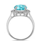 Anillo de Plata con Cuarzo Paraiba