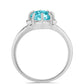 Anillo de Plata con Cuarzo Paraiba