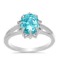 Anillo de Plata con Cuarzo Paraiba