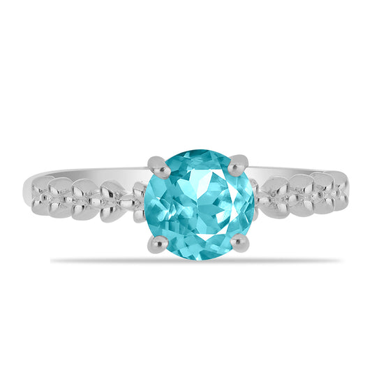 Anillo de Plata con Cuarzo Paraiba