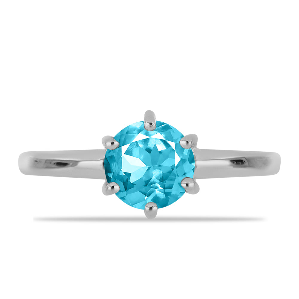 Anillo de Plata con Cuarzo Paraiba 1 
