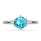 Anillo de Plata con Cuarzo Paraiba