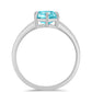Anillo de Plata con Cuarzo Paraiba