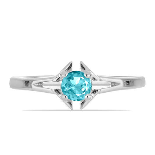 Anillo de Plata con Cuarzo Paraiba