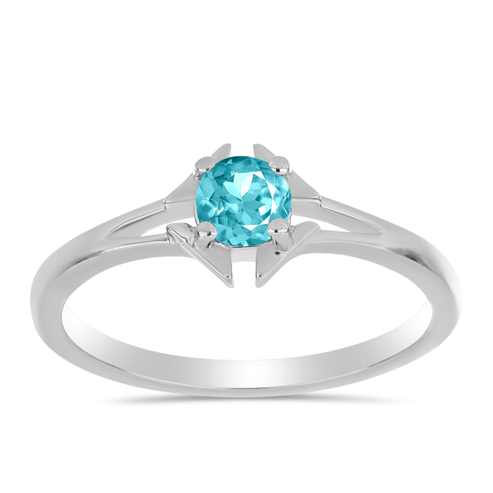 Anillo de Plata con Cuarzo Paraiba 3 