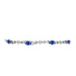 Pulsera de Plata con Zafiro Azul Australiano