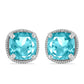 Pendientes de Plata con Cuarzo Paraiba