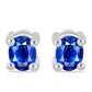 Conjunto de Plata con Rubí de Madagascar y Esmeralda de Brasil ( Pendientes )
