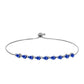 Pulsera de Plata con Zafiro Azul Australiano