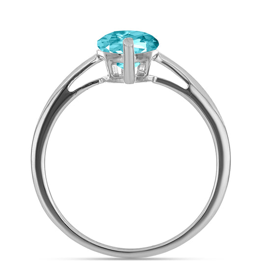 Anillo de Plata con Cuarzo Paraiba