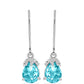 Pendientes de Plata con Cuarzo Paraiba
