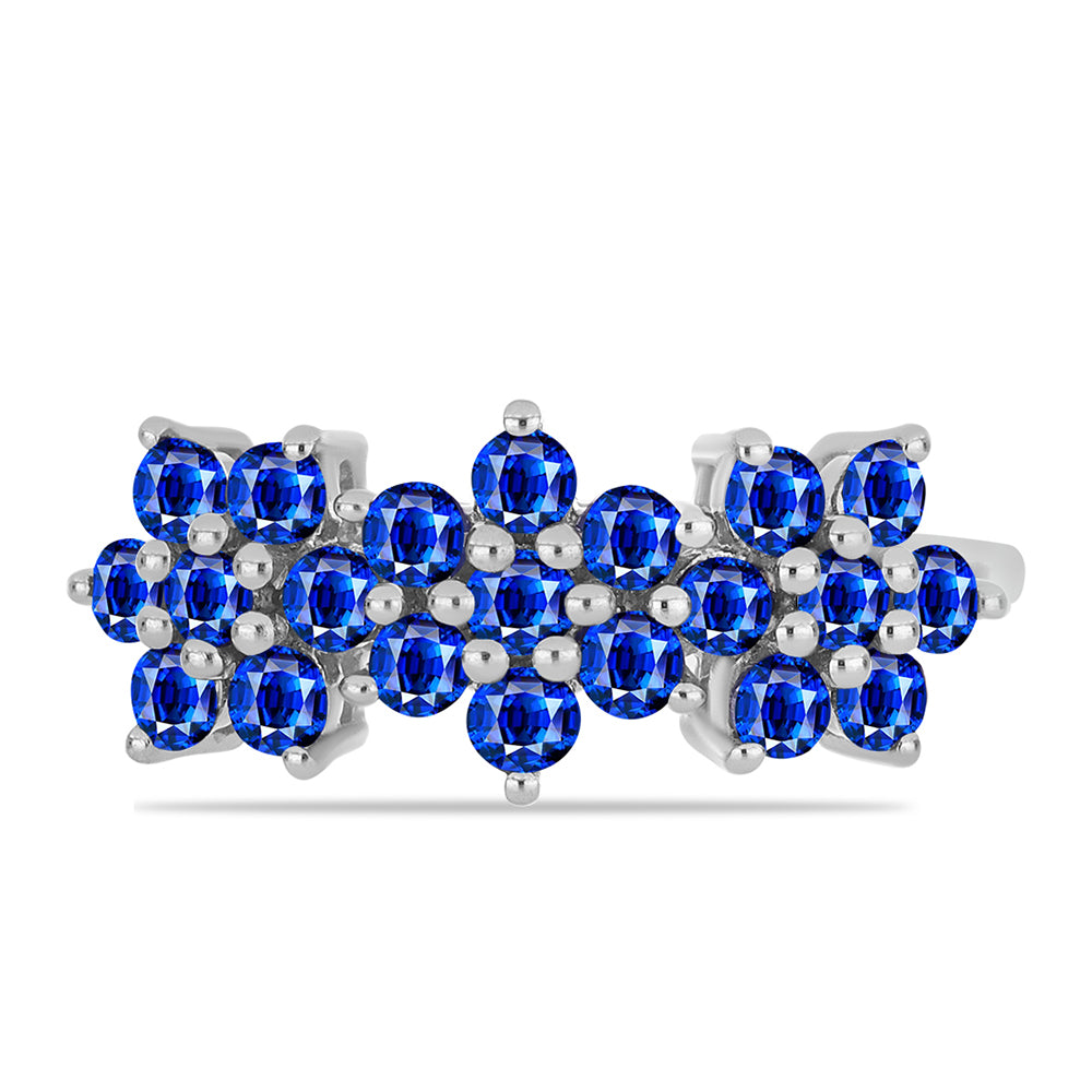 Anillo de Plata con Zafiro Azul Australiano 1 