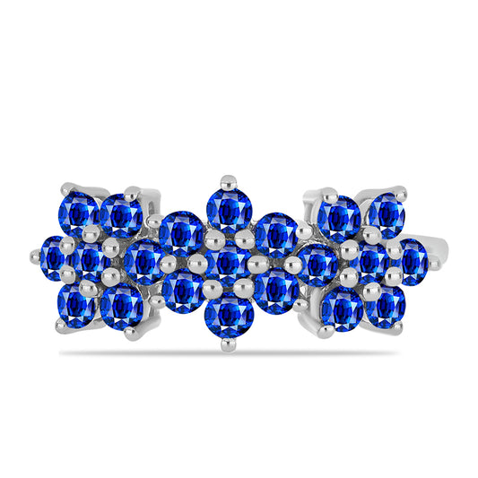 Anillo de Plata con Zafiro Azul Australiano