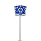 Anillo de Plata con Zafiro Azul Australiano