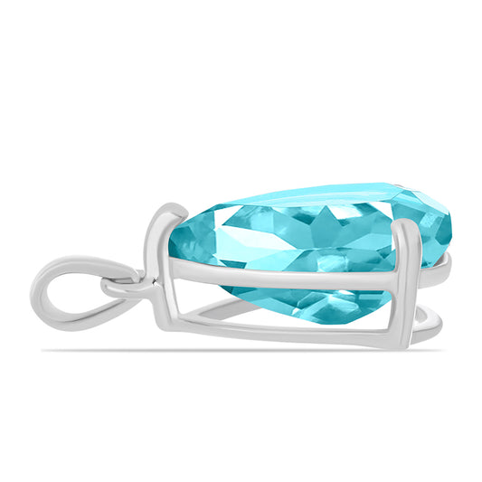 Colgante de Plata con Cuarzo Paraiba