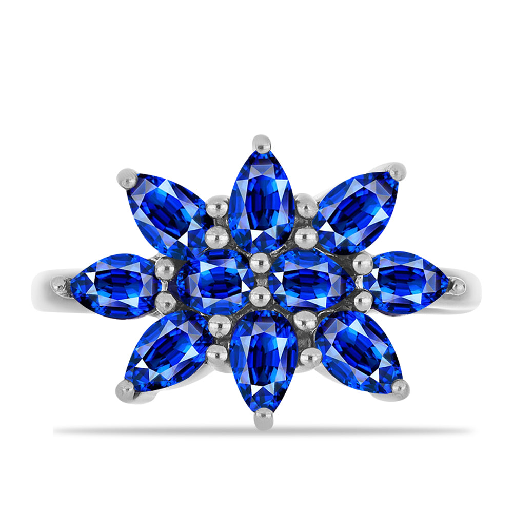 Anillo de Plata con Zafiro Azul Australiano 1 