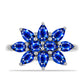 Anillo de Plata con Zafiro Azul Australiano