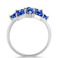 Anillo de Plata con Zafiro Azul Australiano