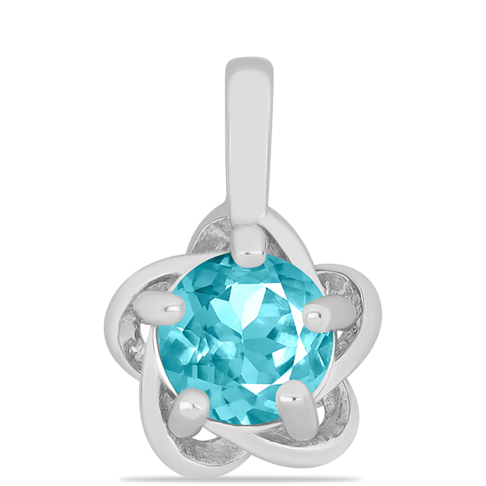 Conjunto de Plata con Cuarzo Paraiba ( Pendientes +Anillo +Colgante )
