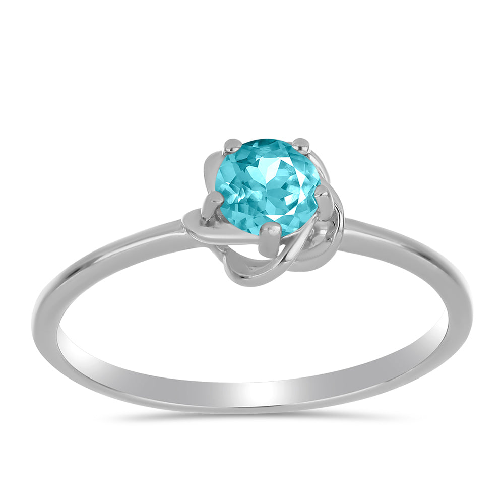Conjunto de Plata con Cuarzo Paraiba ( Pendientes +Anillo +Colgante ) 8 