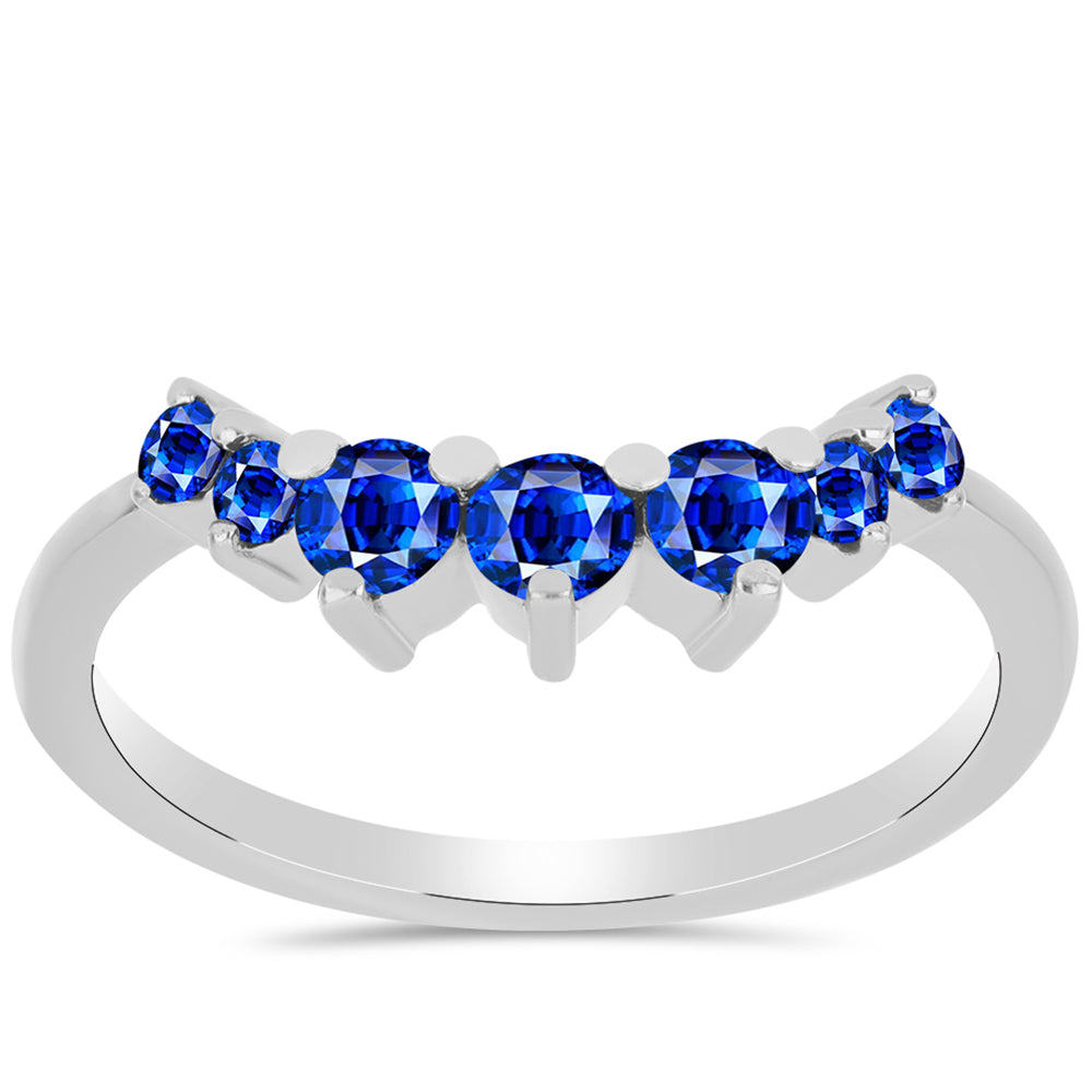 Anillo de Plata con Zafiro Azul Australiano 3 