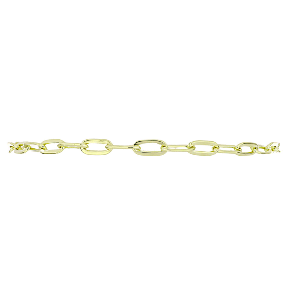 Pulsera de Plata Bañada en Oro 2 