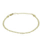 Pulsera de Plata Bañada en Oro