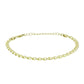 Pulsera de Plata Bañada en Oro