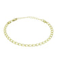 Pulsera de Plata Bañada en Oro