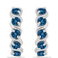 Pendientes de Plata con Topacio Azul Londres