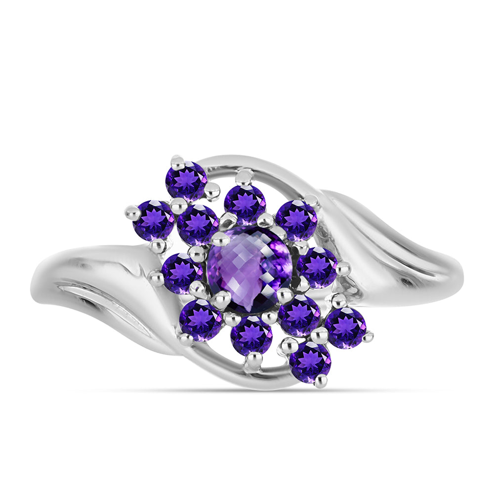 Anillo de Plata con Amatista de Marruecos 1 