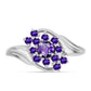 Anillo de Plata con Amatista de Marruecos
