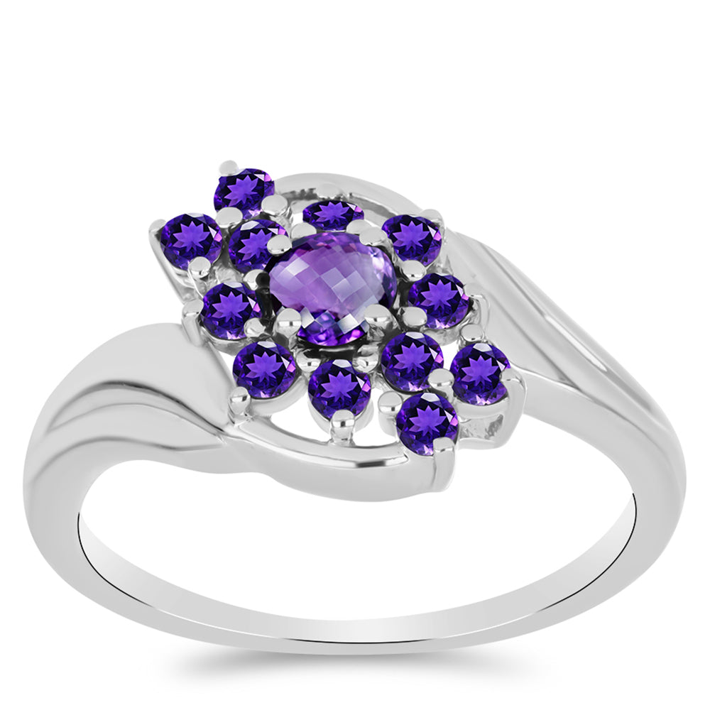 Anillo de Plata con Amatista de Marruecos 3 