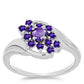 Anillo de Plata con Amatista de Marruecos