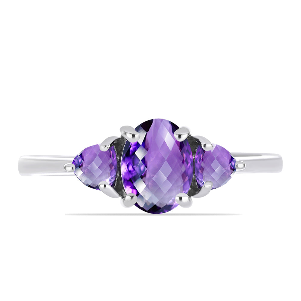 Anillo de Plata con Amatista de Marruecos 1 