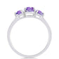 Anillo de Plata con Amatista de Marruecos