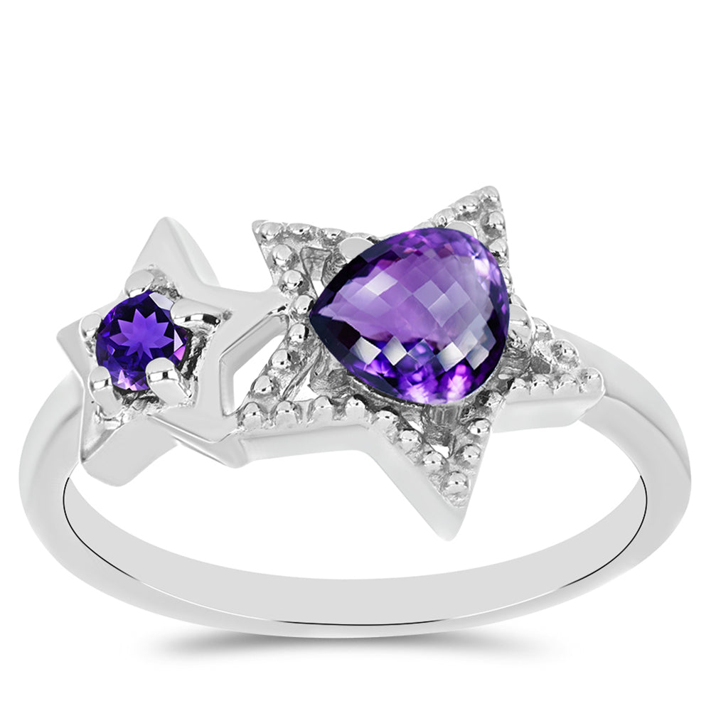 Anillo de Plata con Amatista de Marruecos 3 