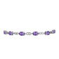 Pulsera de Plata con Amatista de Marruecos