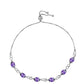Pulsera de Plata con Amatista de Marruecos