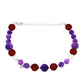 Pulsera de Plata con Amatista de Marruecos y Perla blanca de agua dulce
