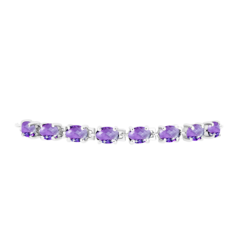 Pulsera de Plata con Amatista de Marruecos 2 