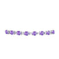 Pulsera de Plata con Amatista de Marruecos