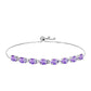 Pulsera de Plata con Amatista de Marruecos