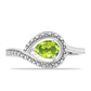 Anillo de Plata con Peridoto de Changbai